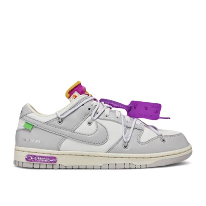 ナイキ Nike 【 Off-White X Dunk Low Lot 03 Of 50 Men Sail/Neutral Grey/White 】 オフホワイト ダンク メンズ 灰色 グレー 白色 ホワイト