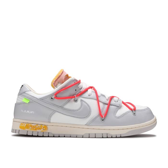 ナイキ Nike 【 Off-White X Dunk Low \u0027Lot 06 Of 50\u0027 Men Sail/Neutral Grey 】 象牙色 ダンク メンズ 薄墨色 薄墨色