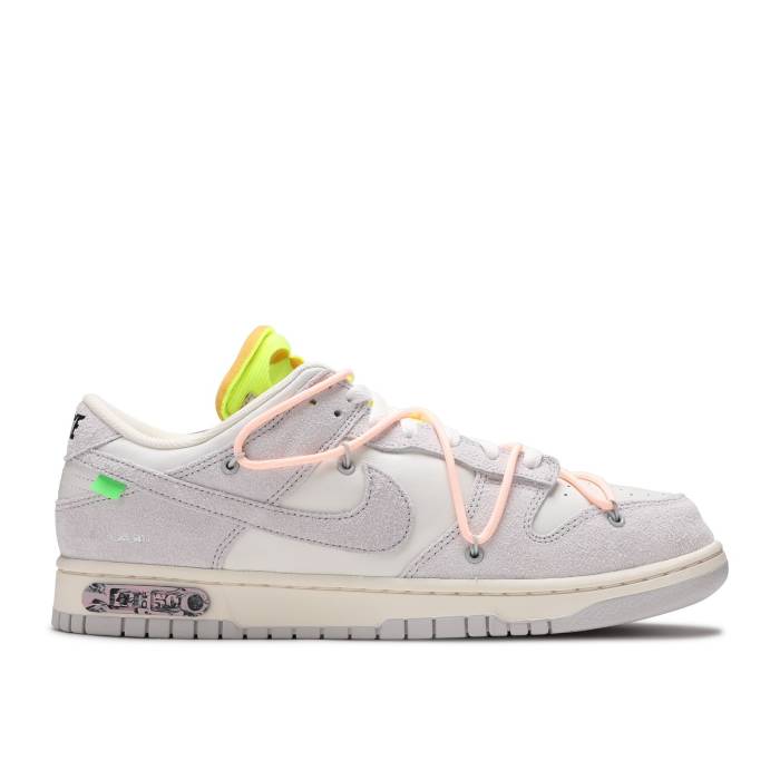 ナイキ Nike 【 Off-White X Dunk Low Lot 12 Of 50 Men Sail/Neutral Grey/Crimson Tint 】 オフホワイト ダンク メンズ 灰色 グレー クリムゾン