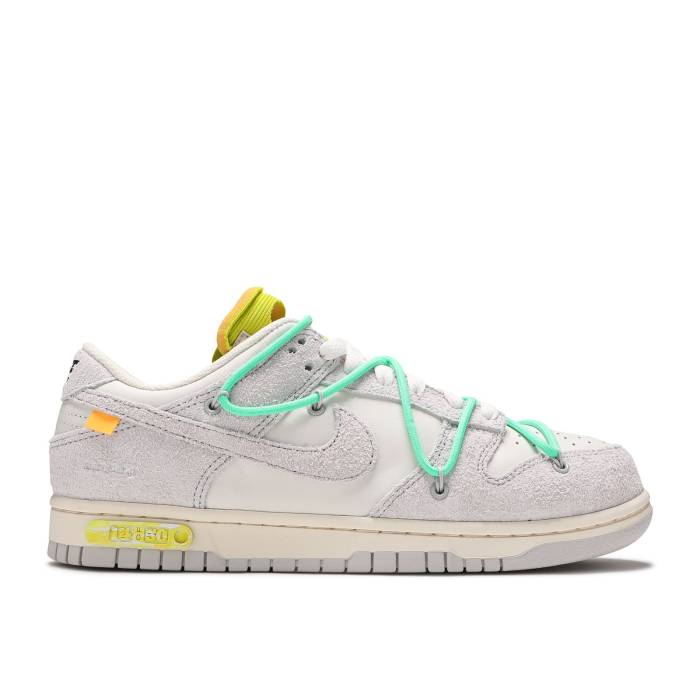 ナイキ Nike 【 Off-White X Dunk Low \u0027Lot 14 Of 50\u0027 Men Sail/Neutral Grey 】 象牙色 ダンク メンズ 薄墨色 薄墨色