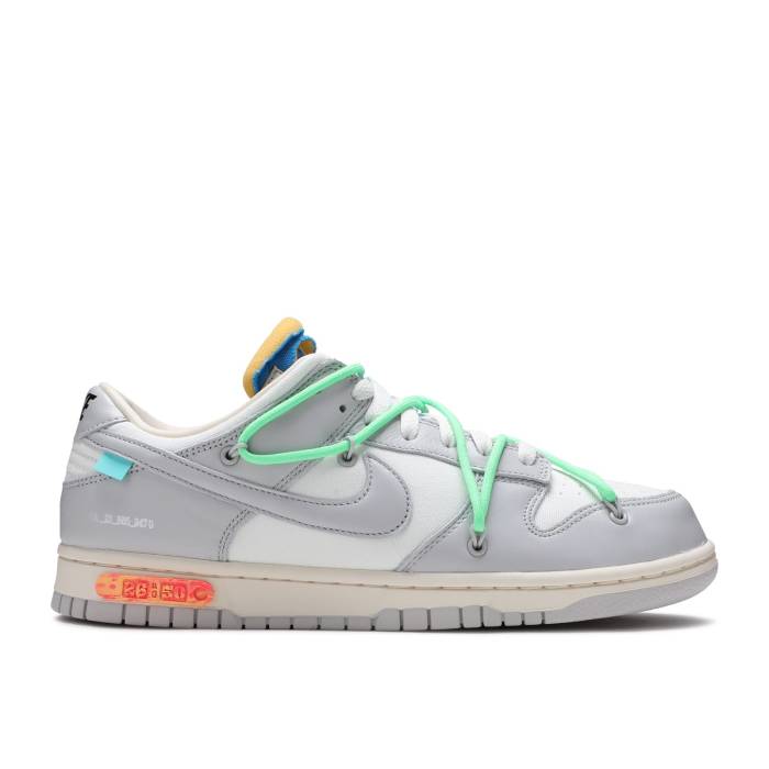 ナイキ Nike 【 Off-White X Dunk Low 'Lot 26 Of 50' Men Sail/Neutral Grey 】 オフホワイト ダンク メンズ 灰色 グレー
