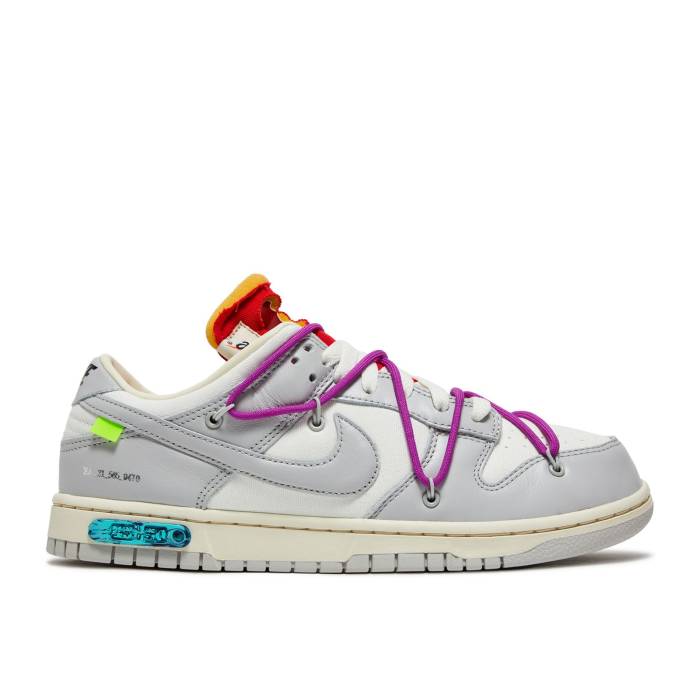 ナイキ Nike 【 Off-White X Dunk Low Lot 45 Of 50 Men Sail/Neutral Grey/Magenta 】 オフホワイト ダンク メンズ 灰色 グレー マジェンタ
