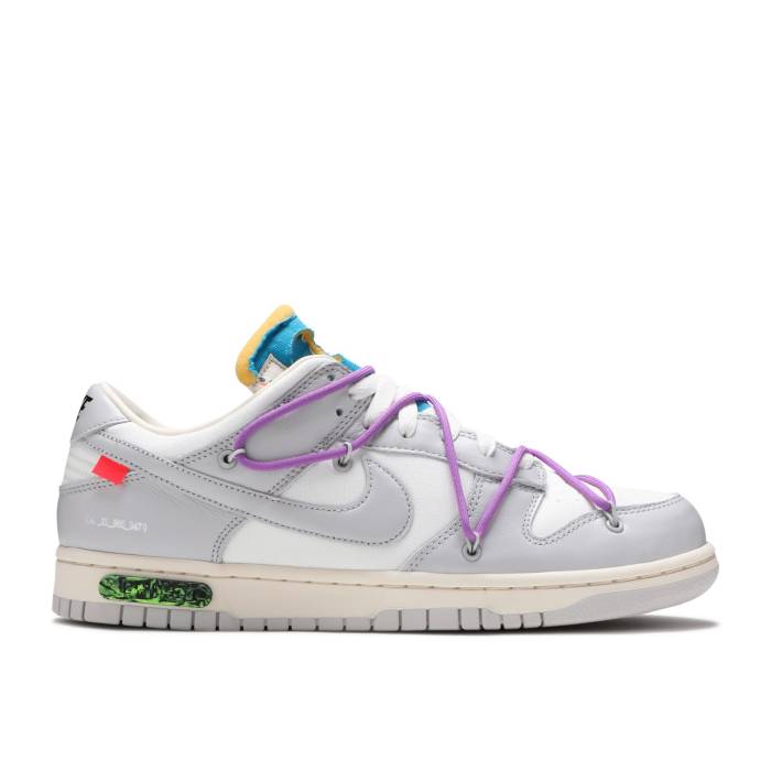 ナイキ Nike 【 Off-White X Dunk Low 'Lot 47 Of 50' Men Sail/Neutral Grey 】 オフホワイト ダンク メンズ 灰色 グレー|スニケス