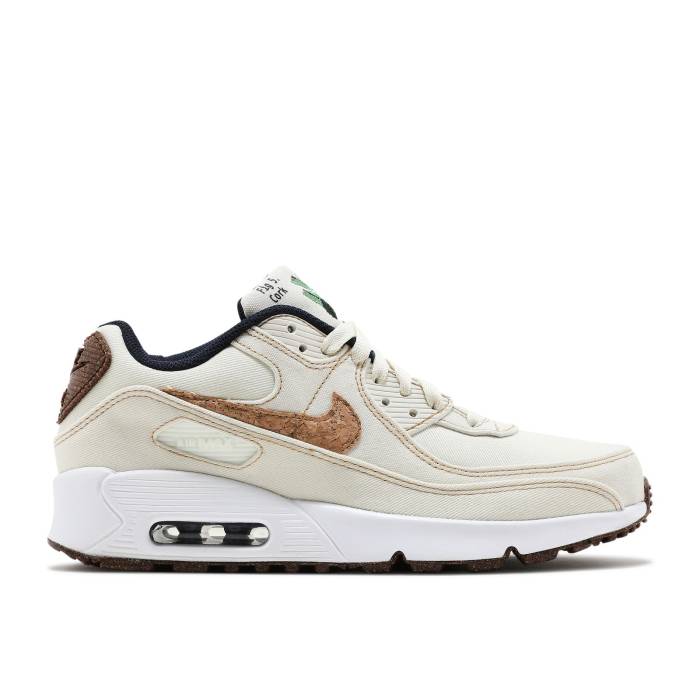 ナイキ Nike 【 Air Max 90 Se Ai Gs 'Cork - Coconut Milk' Youth Coconut Milk/Obsidian/White/Wheat 】 マックス ジュニア キッズ 白色 ホワイト ウィート|スニケス