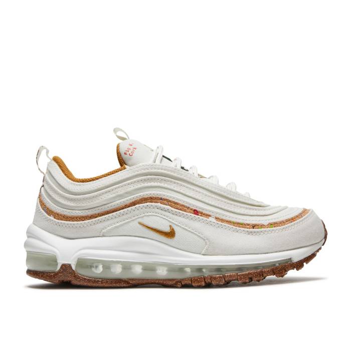 ナイキ Nike 【 Wmns Air Max 97 Se \u0027Cork\u0027 Women Sail/White/Volt/Wheat 】 マックス レディース 白いこと 白いこと ウィート