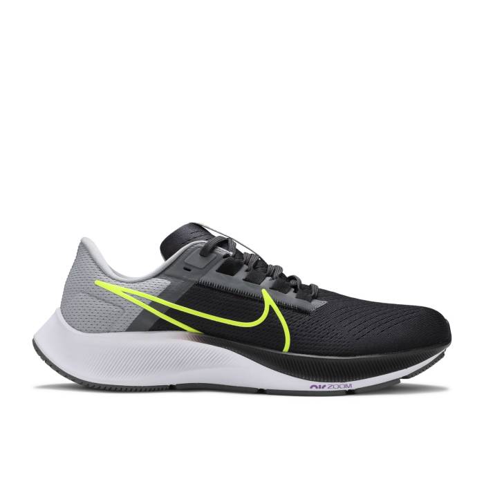 ナイキ Nike 【 Air Zoom Pegasus 38 Dark Smoke Grey Volt Men Dark Smoke Grey/Smoke Grey/Light Smoke Grey/Volt 】 ズーム ペガサス 灰色 グレー メンズ 灰色 グレー