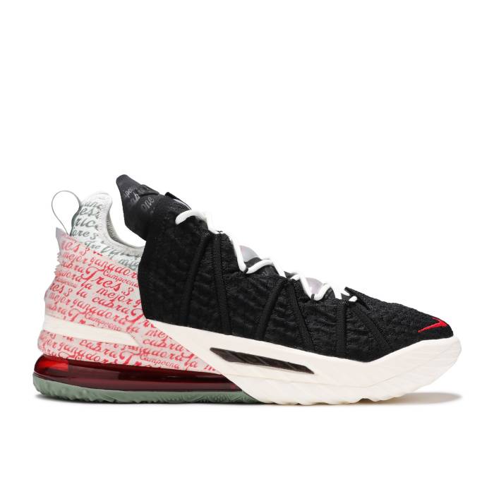 ナイキ Nike 【 Diana Taurasi X Lebron 18 Ep La Cabra Men Black/Pale Ivory/Spiral Sage/University Red 】 Lebron レブロン メンズ 黒色 ブラック アイボリー Red 赤・レッド