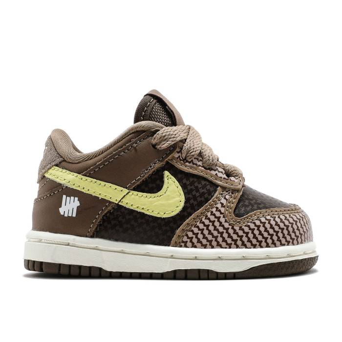 ナイキ Nike 【 Undefeated X Dunk Low Sp Td \u0027Canteen\u0027 Infant Canteen/Lemon Frost 】 アンディフィーテッド ダンク もの言う花