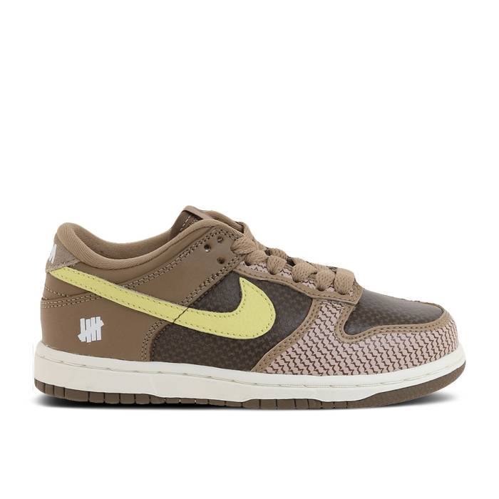 ナイキ Nike 【 Undefeated X Dunk Low Sp Ps 'Canteen' Youth Canteen/Lemon Frost 】 アンディフィーテッド ダンク ジュニア キッズ|スニケス