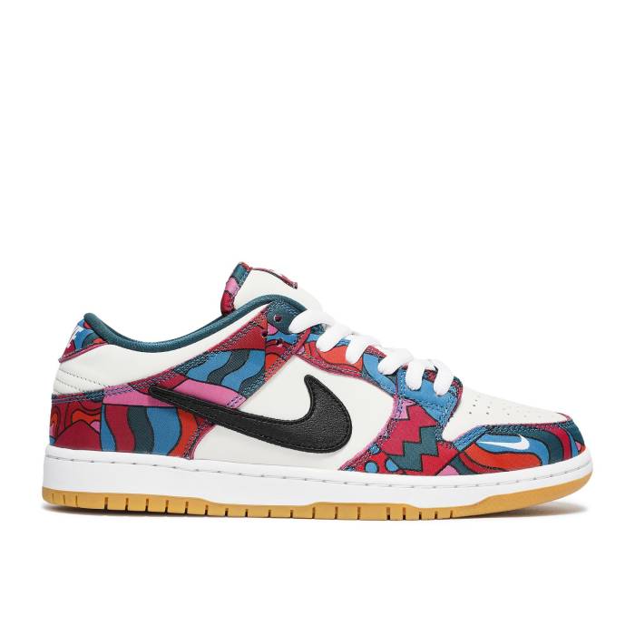 ナイキ Nike 【 Parra X Dunk Low Pro Sb \u0027Abstract Art\u0027 Men Fire Pink/Gym Red/Mocha/White/Royal Blue/Black 】 ダンク 労働者階級 エスビー メンズ 火の手 pink さくら色 Red 赤・赤いこと 白いこと 白いこと 青碧 青碧 黒いこと ブラッ