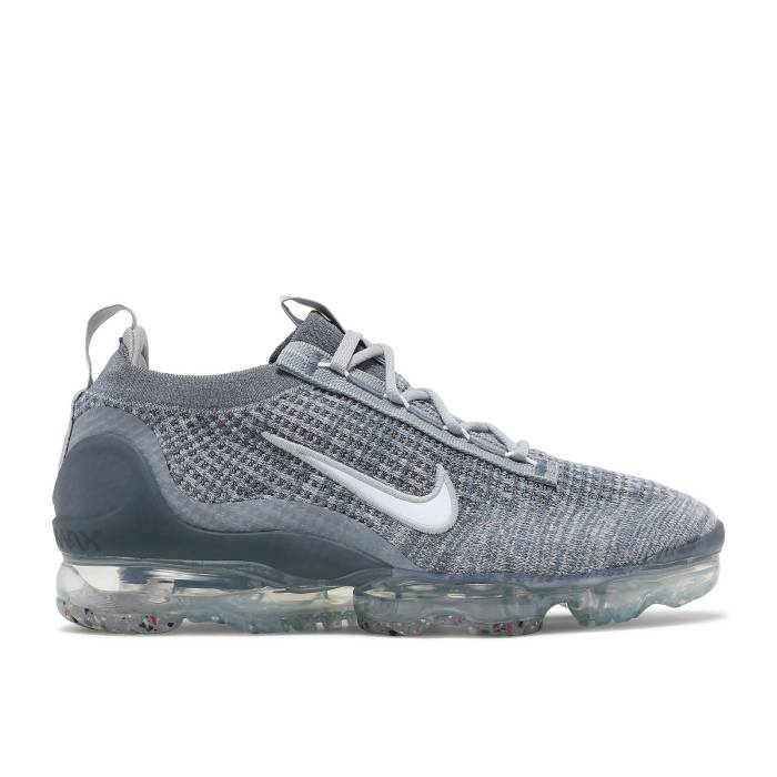 ナイキ Nike 【 Air Vapormax 2021 Flyknit Armory Blue Men Armory Blue/Light Smoke Grey/Metallic Silver/White 】 フライニット メンズ 青色 ブルー 灰色 グレー Silver 銀色・シルバー 白色 ホワイト