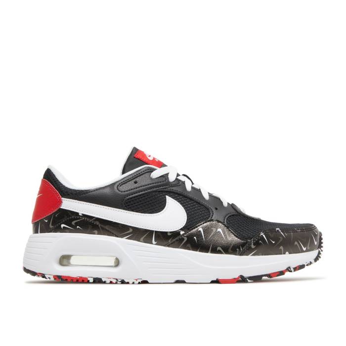 ナイキ Nike 【 Air Max Sc \u0027Swooshfetti\u0027 Men Black/University Red/White 】 マックス メンズ 黒いこと 黒いこと Red 赤・赤いこと 白いこと 白いこと