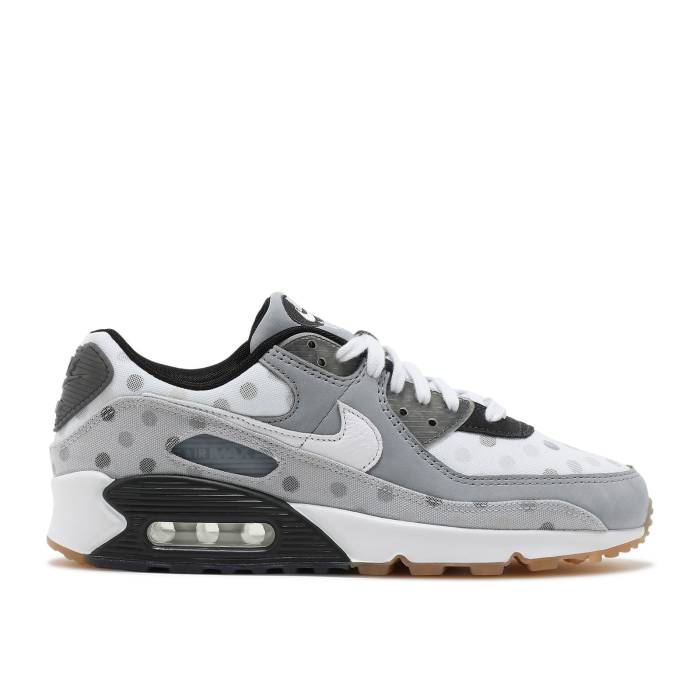 ナイキ Nike 【 Air Max 90 Nrg 'Venn Diagram - Grey Fog Polka' Men Summit White/White/Grey Fog/Black 】 マックス 灰色 グレー メンズ 白色 ホワイト 灰色 グレー 黒色 ブラック