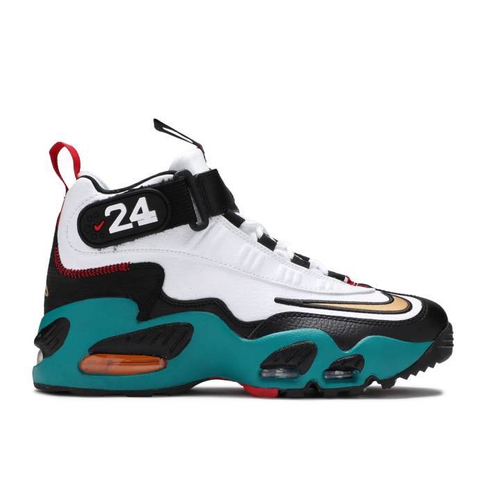 ナイキ Nike 【 Air Griffey Max 1 Gs 'Sweetest Swing' Youth White/Black/University Red/Metallic Gold 】 グリフィー マックス ジュニア キッズ 白色 ホワイト 黒色 ブラック Red 赤・レッド ゴールド|スニケス