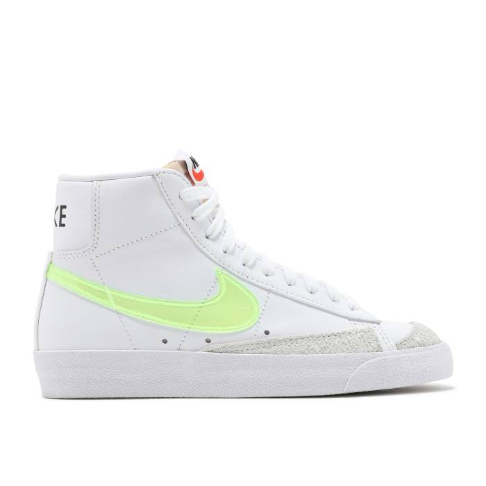 ナイキ Nike 【 Wmns Blazer Mid \u002777 Essential \u0027White Volt\u0027 Women White/Orange/Black/Volt 】 ブレイザー ミッド レディース 白いこと 白いこと orange 橙・オレンジ色 黒いこと 黒いこと