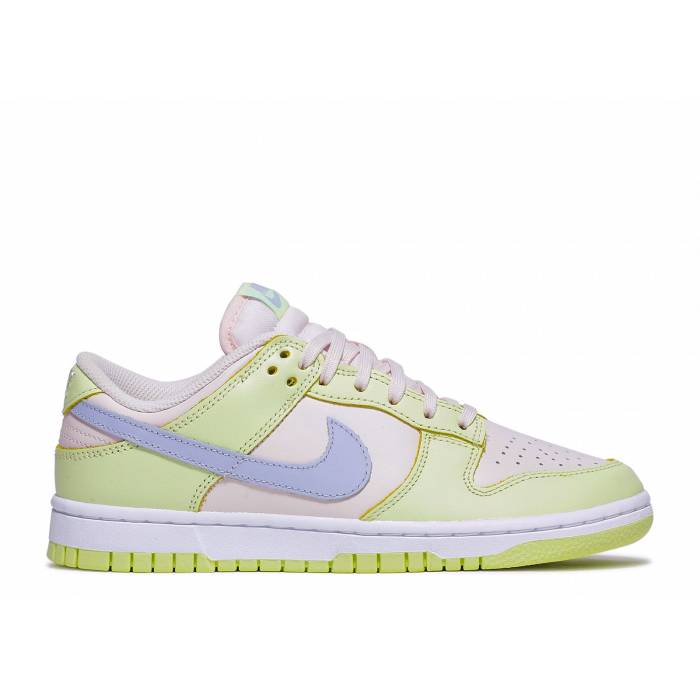 ナイキ Nike 【 Wmns Dunk Low \u0027Lime Ice\u0027 Women Light Soft Pink/Ghost/Lime Ice/White 】 ダンク レディース pink サクラ色 菩提樹 白いこと 白いこと