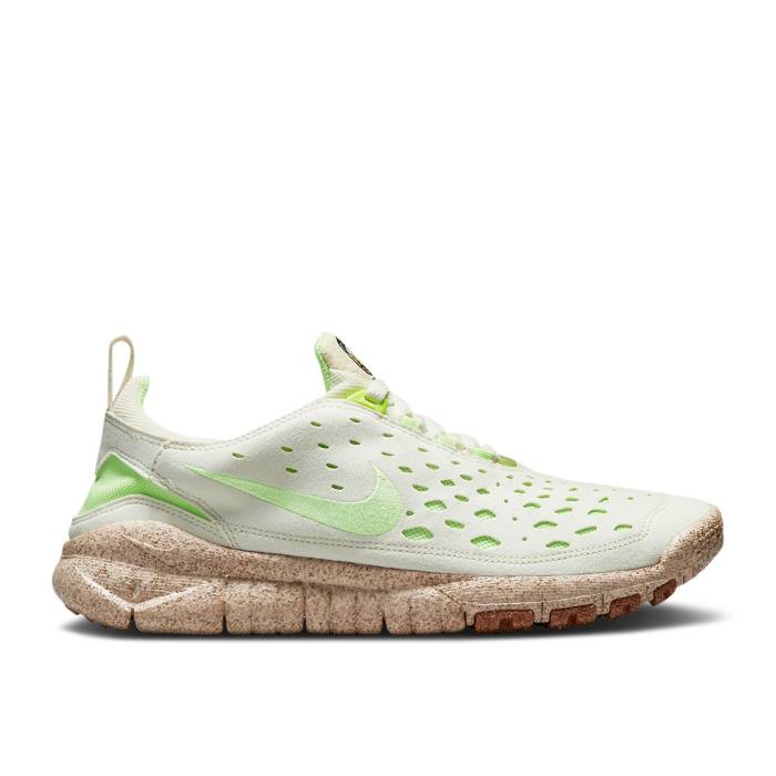 ナイキ Nike 【 Free Run Trail \u0027Happy Pineapple\u0027 Men Coconut Milk/Lime Glow/Metallic Gold 】 無償性 幽客 メンズ 菩提樹 ゴールド