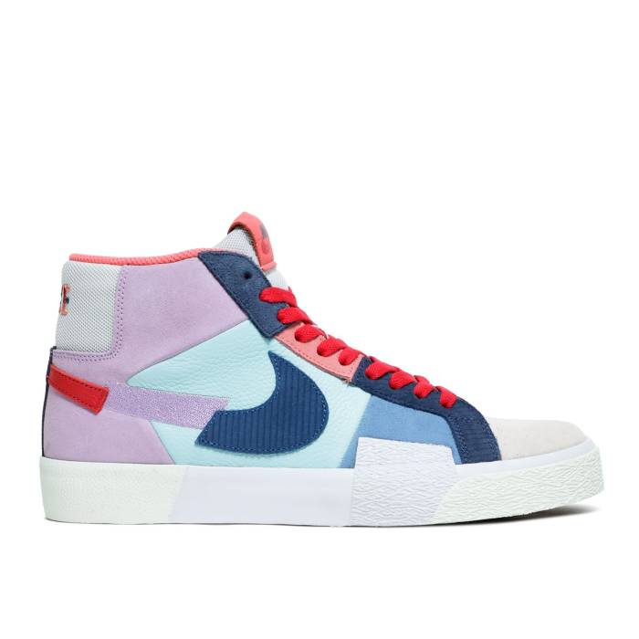 ナイキ Nike 【 Zoom Blazer Mid Premium Sb Mosaic Pack - Multi Men Lilac/Copa/Dutch Blue/Court Blue 】 ズーム ブレイザー ミッド Premium プレミアム エスビー メンズ 青色 ブルー コート