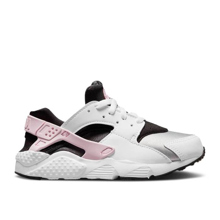 ナイキ Nike 【 Huarache Run Ps 'Grey Fog Pink Foam' Youth White/Grey Fog/Off Noir/Pink Foam 】 Huarache ハラチ ラン pink ピンク ジュニア キッズ 白色 ホワイト 灰色 グレー pink ピンク|スニケス