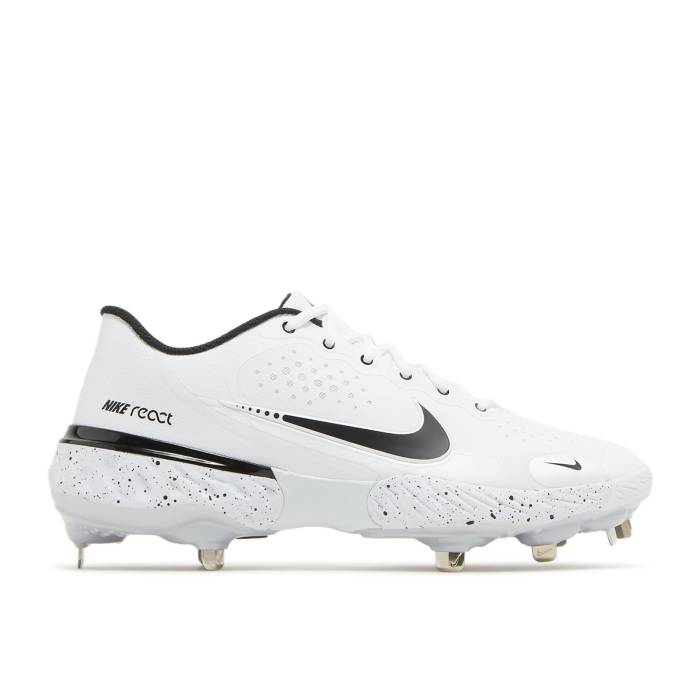 ナイキ Nike 【 Alpha Huarache Elite 3 Low \u0027White Grey\u0027 Men White/Particle Grey/Bright Crimson/Black 】 アルファ Huarache ハラチ エリート メンズ 白いこと 白いこと 薄墨色 薄墨色 クリムゾン 黒いこと 黒いこと