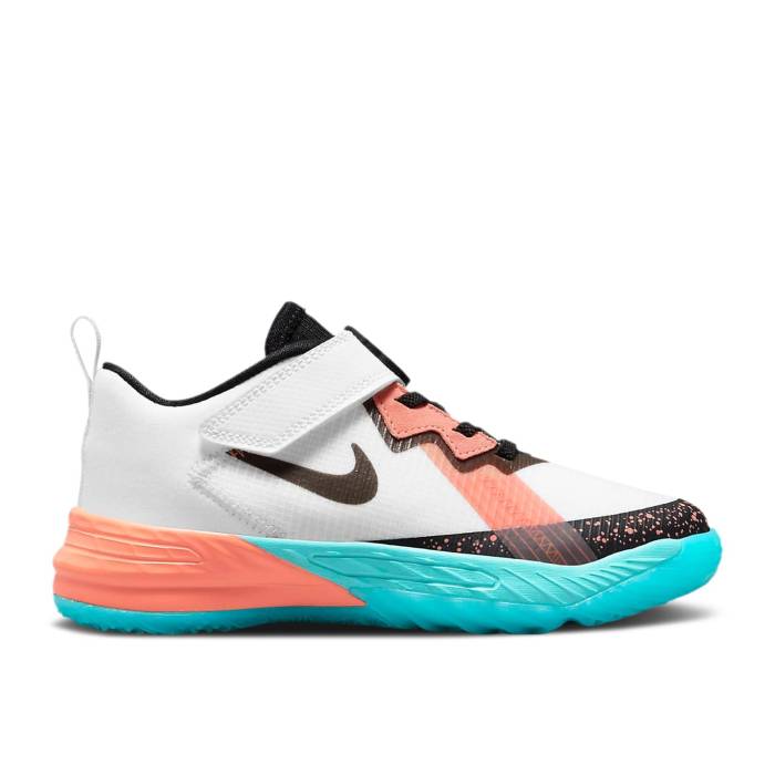 ナイキ Nike 【 Space Jam X Lebron 18 Low Ps 'Lola Bunny' Youth Summit White/Dynamic Turquoise/Crimson Bliss/Black 】 ジャム Lebron レブロン ジュニア キッズ 白色 ホワイト ダイナミック クリムゾン 黒色 ブラック|スニケス