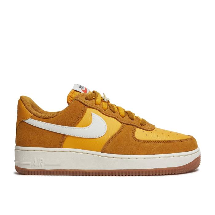 ナイキ Nike 【 Wmns Air Force 1 \u002707 Se \u0027First Use - University Gold Gum\u0027 Women University Gold/Light Gum Brown/White 】 ゴールド レディース ゴールド 赤銅色 赤銅色 白いこと 白いこと
