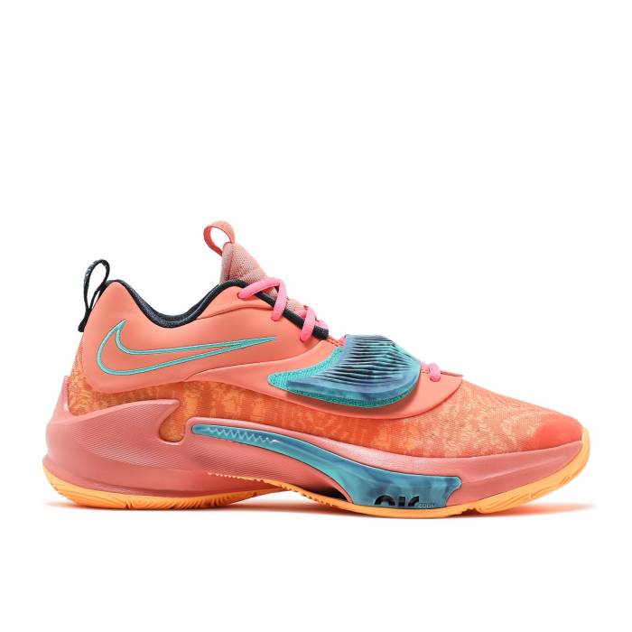 ナイキ Nike 【 Zoom Freak 3 \u0027Stay Freaky\u0027 Men Crimson Bliss/Dynamic Turquoise/Melon Tint/Thunder Blue 】 望遠レンズ メンズ クリムゾン 活動的 サンダー 青碧 青碧