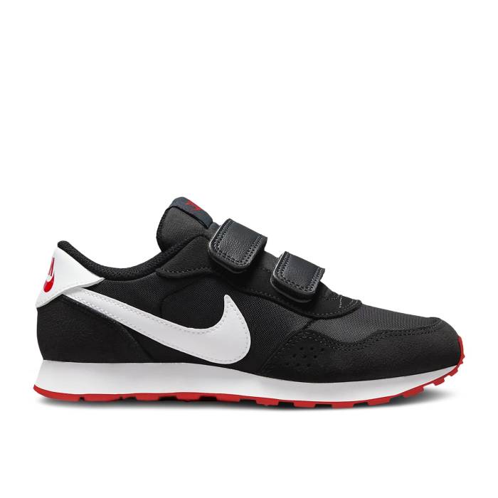 ナイキ Nike 【 Md Valiant Ps 'Bred' Youth Black/Dark Smoke Grey/University Red/White 】 ジュニア キッズ 黒色 ブラック 灰色 グレー Red 赤・レッド 白色 ホワイト｜スニケス