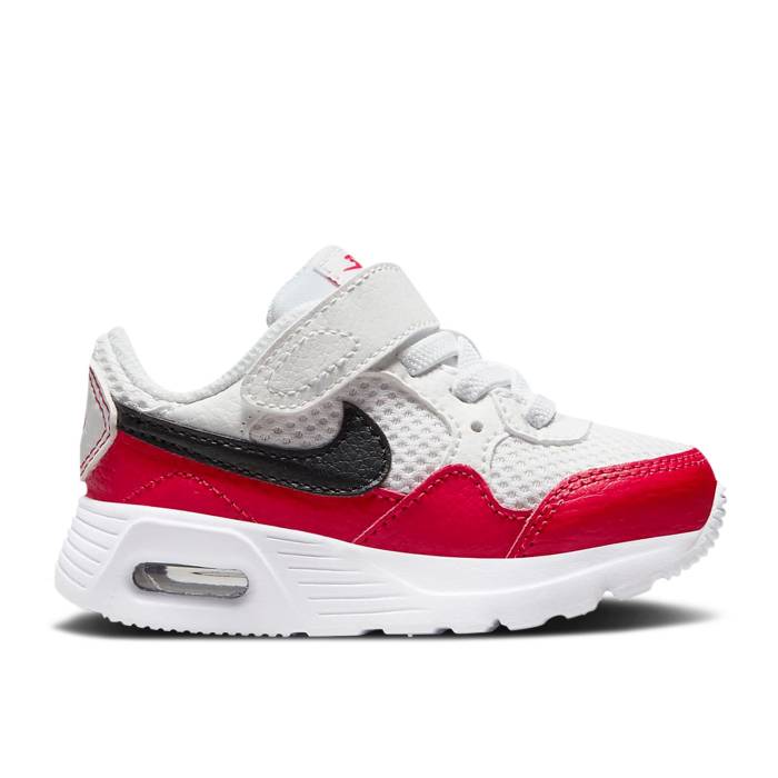 ナイキ Nike 【 Air Max Sc Td \u0027White University Red\u0027 Infant White/University Red/Black 】 マックス もの言う花 白いこと 白いこと Red 赤・赤いこと 黒いこと 黒いこと
