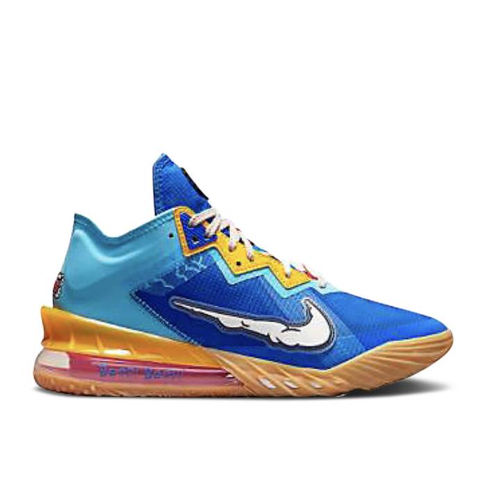 ナイキ Nike 【 Xbox X Space Jam X Lebron 18 Low 'Wile E. X Roadrunner' Special Box Men Racer Blue/Baltic Blue/University Gold/White 】 ジャム Lebron レブロン special スペシャル ボックス メンズ 青色 ブルー ゴールド 白色