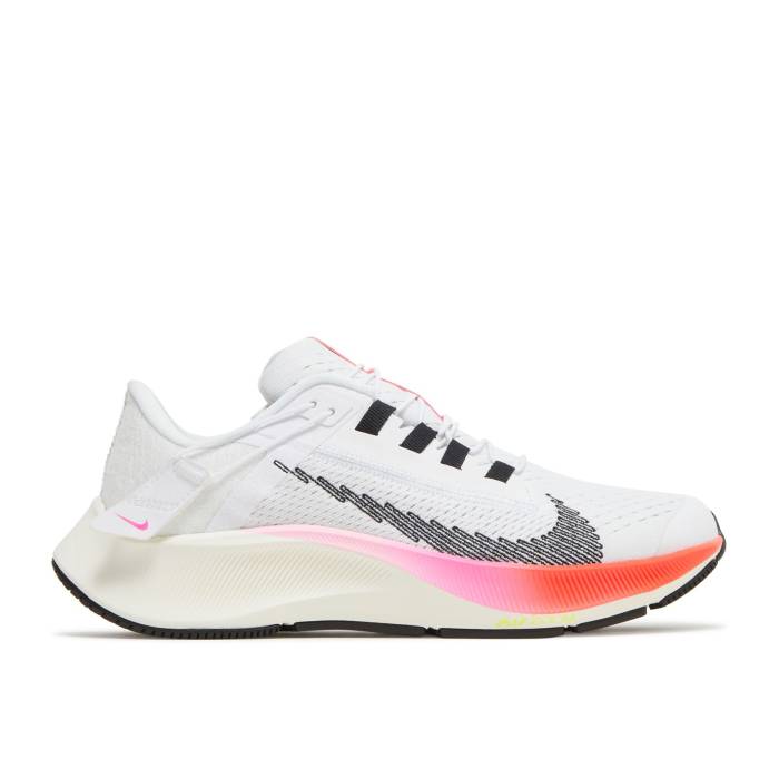 ナイキ Nike 【 Wmns Air Zoom Pegasus 38 Flyease 'Rawdacious' Women White/Football Grey/Pink Blast/Black 】 ズーム ペガサス レディース 白色 ホワイト フットボール 灰色 グレー pink ピンク ブラスト 黒色 ブラック
