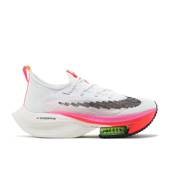 ナイキ Nike 【 Wmns Air Zoom Alphafly Next% Flyknit 'Rawdacious' Women White/Black/Black/Black 】 ズーム フライニット レディース 白色 ホワイト 黒色 ブラック