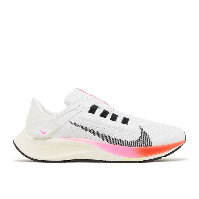 ナイキ Nike 【 Air Zoom Pegasus 38 Flyease \u0027Rawdacious\u0027 Men White/Football Grey/Pink Blast/Black 】 望遠レンズ ペガサス メンズ 白いこと 白いこと 蹴球 薄墨色 薄墨色 pink サクラ色 ブラジャー同盟罷工 黒いこと 黒いこと