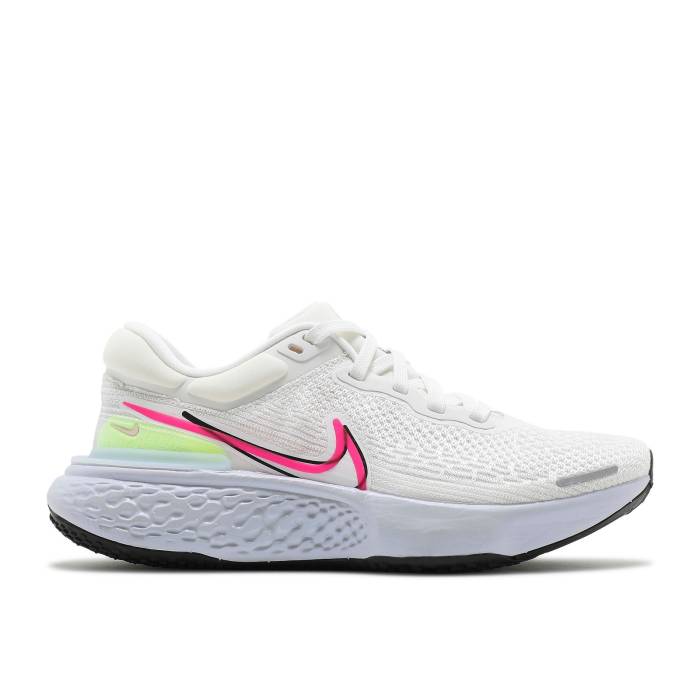 ナイキ Nike 【 Wmns Zoomx Invincible Run Flyknit \u0027Rawdacious\u0027 Women Phantom/Football Grey/Volt/Black 】 幽客 飛球編み物 レディース 蹴球 薄墨色 薄墨色 黒いこと 黒いこと