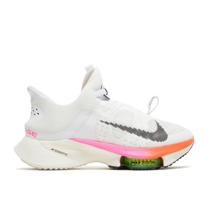 ナイキ Nike 【 Air Zoom Tempo Next% Flyease \u0027Rawdacious\u0027 Men White/Washed Coral/Pink Blast/Black 】 望遠レンズ メンズ 白いこと 白いこと pink サクラ色 ブラジャー同盟罷工 黒いこと 黒いこと 靴-スニーカー-メンズ靴
