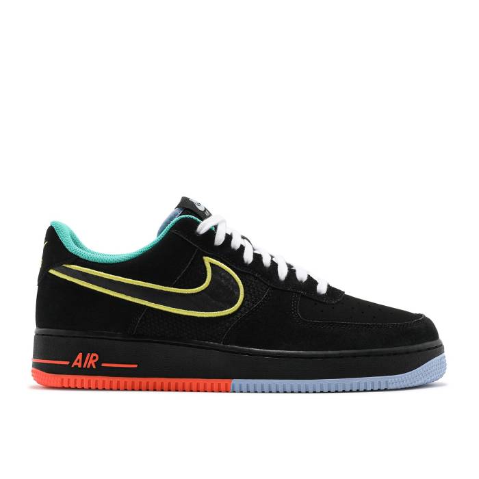 ナイキ Nike 【 Air Force 1 \u002707 Lv8 \u0027Peace And Unity\u0027 Men Black/Aluminum/Hyper Crimson/Yellow Strike 】 メンズ 黒いこと 黒いこと クリムゾン yellow 黄味がかった・黄色 ストライク