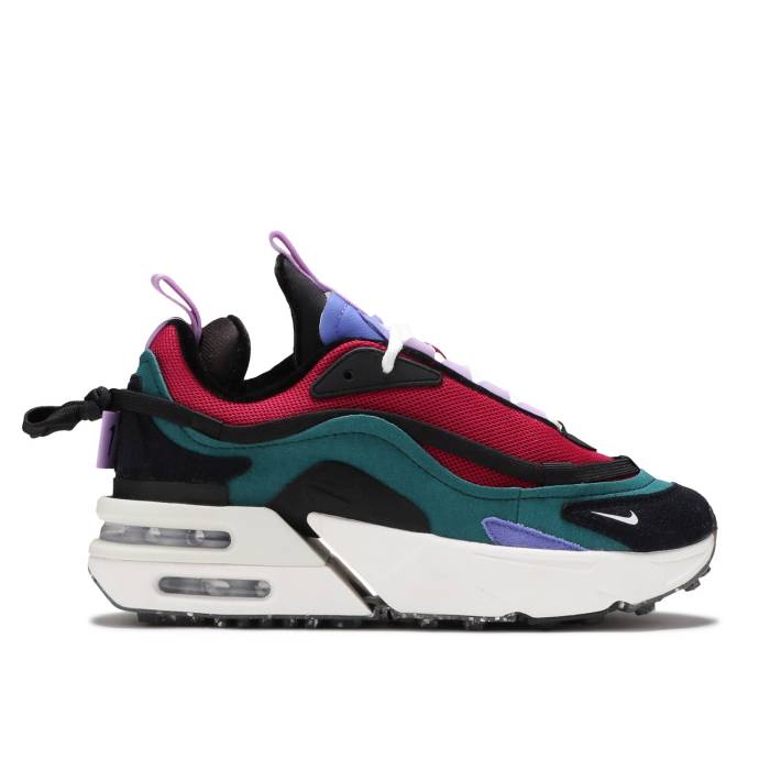 ナイキ Nike 【 Wmns Air Max Furyosa Nrg \u0027Night Green\u0027 Women Night Green/Raspberry Red/Black/Sail 】 マックス レディース ナイト爵 green 緑・緑であること Red 赤・赤いこと 黒いこと 黒いこと