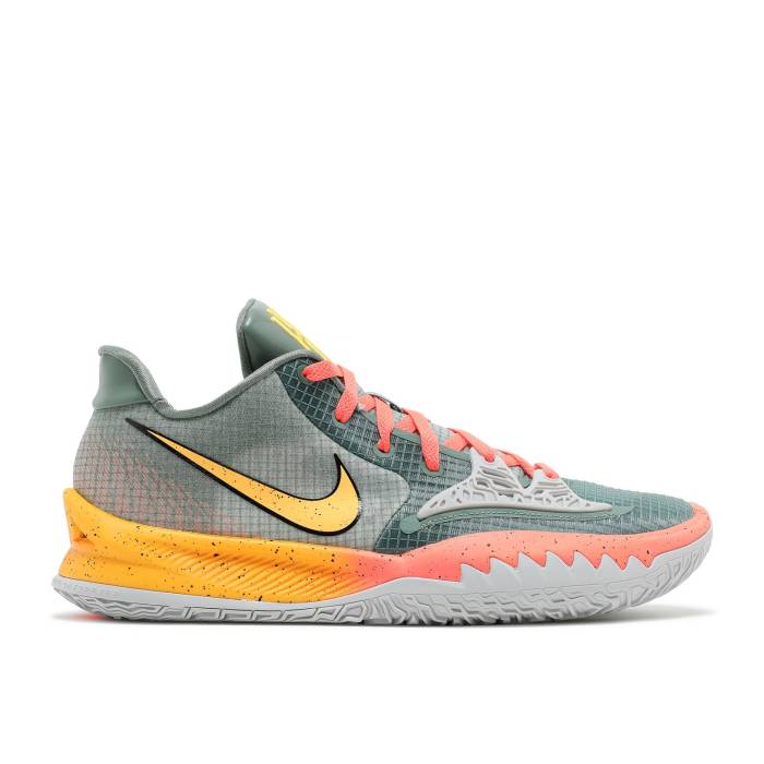 ナイキ Nike 【 Kyrie 4 Low \u0027Sunrise\u0027 Men Dutch Green/Bright Mango/Laser Orange 】 Kyrie カイリー メンズ green 緑・緑であること Laser レーザ orange 橙・オレンジ色