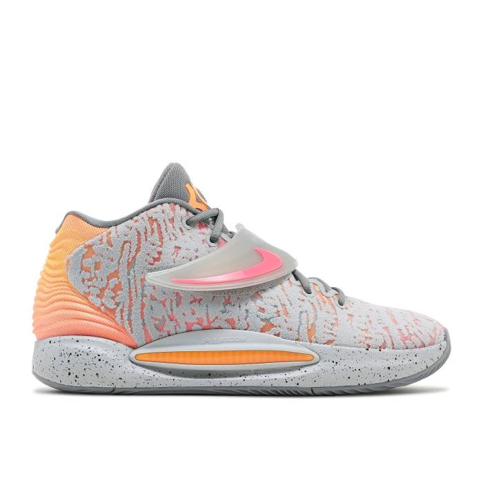 ナイキ Nike 【 Kd 14 unset Men Grey Fog/Sunset Pulse/Particle Grey 】 メンズ 灰色 グレー