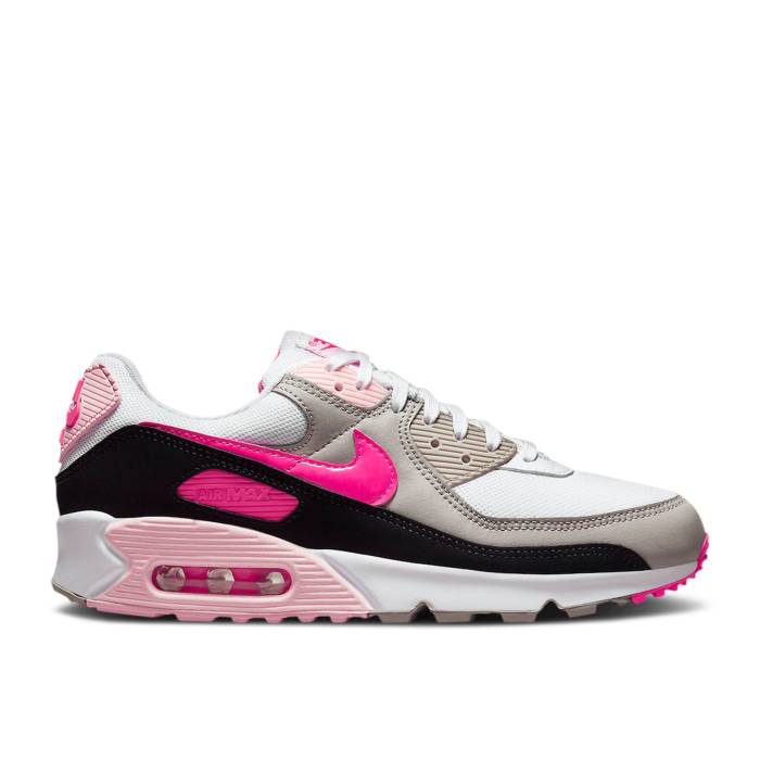 ナイキ Nike 【 Wmns Air Max 90 White Hyper Pink Women White/Black/College Grey/Hyper Pink 】 マックス レディース 白色 ホワイト 黒色 ブラック カレッジ 灰色 グレー pink ピンク