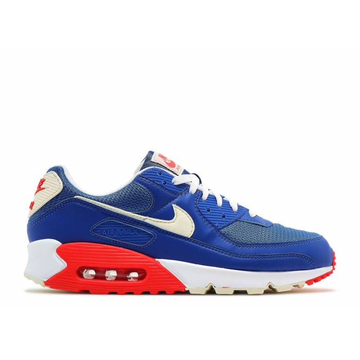 ナイキ Nike 【 Air Max 90 'Usa 2021 - Blue' Men Hyper /Bright Crimson/White/Coconut Milk 】 マックス メンズ クリムゾン 白色 ホワイト