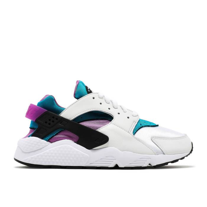 ナイキ Nike 【 Air Huarache 'Deep Magenta' Men White/Deep Magenta/Black/Aquatone 】 Huarache ハラチ メンズ 白色 ホワイト ディープ マジェンタ 黒色 ブラック