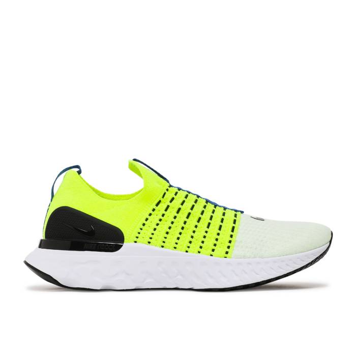ナイキ Nike 【 React Phantom Run Flyknit 2 'White Yellow' Men 】 リアクト ラン フライニット メンズ|スニケス