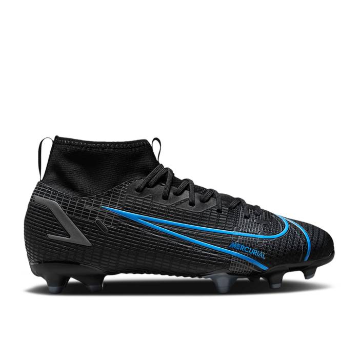 ナイキ Nike 【 Mercurial Superfly 8 Academy Mg Gs 'Black Photo Blue' Youth Black/Iron Grey/Black 】 アカデミー ジュニア キッズ 黒色 ブラック 灰色 グレー