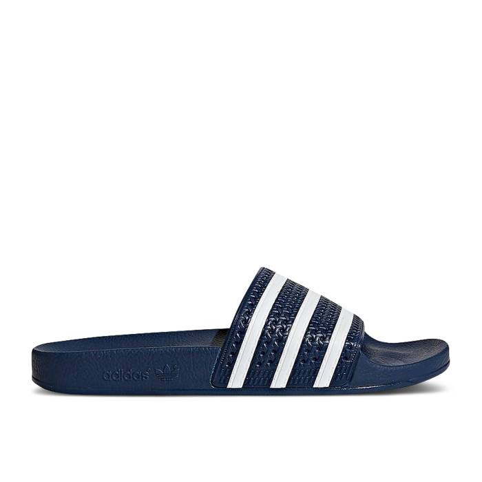 アディダス Adidas 【 Adilette Slide \u0027Adi Blue White\u0027 Men Adi Blue/White/Adi Blue 】 アディレッタ Slide サンダル 青碧 青碧 メンズ 青碧 青碧 白いこと 白いこと