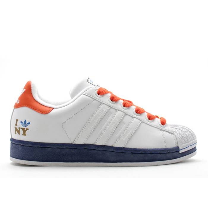 アディダス Adidas 【 Superstar 2 City Version 'New York 35Th' Men White/Royal/Orange 】 Superstar スーパースター シティ メンズ 白色 ホワイト orange 橙・オレンジ｜スニケス