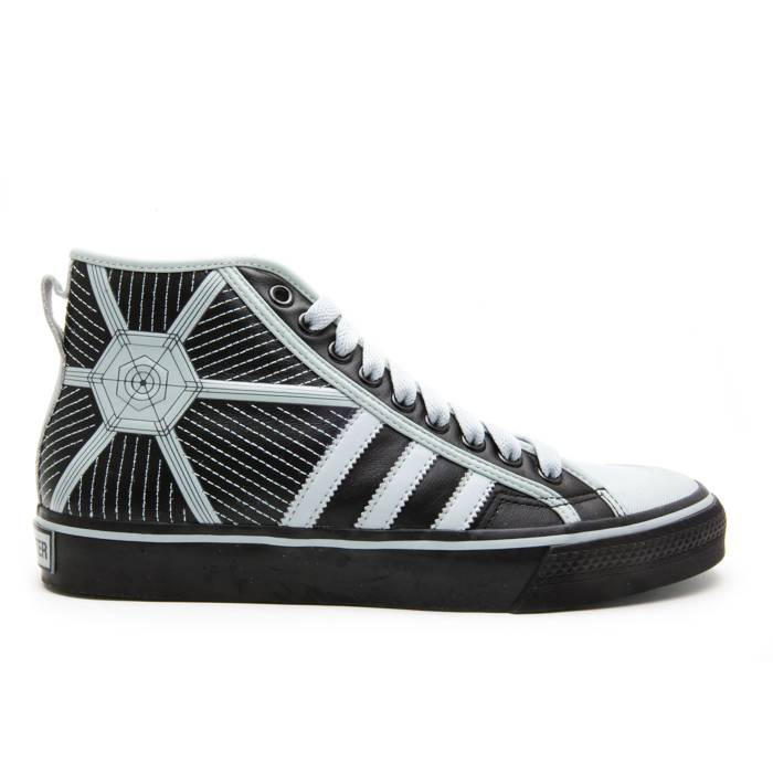 アディダス Adidas 【 Nizza Hi \u0027Star Warstie Fighter\u0027 Men Black1/Legsil/Black1 】 メンズ