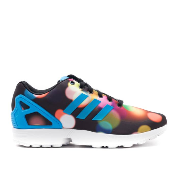 アディダス Adidas 【 Zx Flux \u0027Bright Lights\u0027 Men Core Black/Bright Blue/White 】 メンズ 中核グループ 黒いこと 黒いこと 青味 青み 白いこと 白いこと