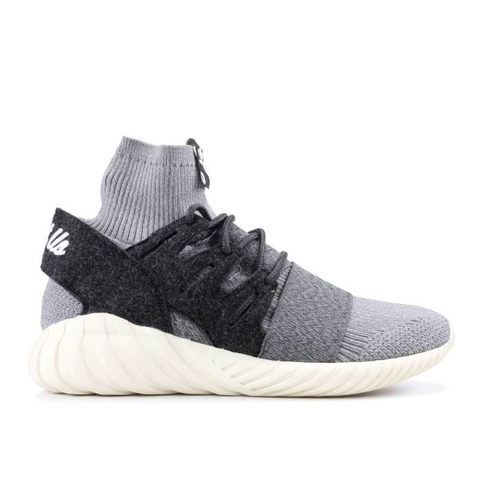アディダス Adidas 【 Ronnie Fieg X Tubular Doom \u0027Just Us\u0027 Men Grey/Charcoal 】 チューブラ メンズ 薄墨色 薄墨色 濃灰色