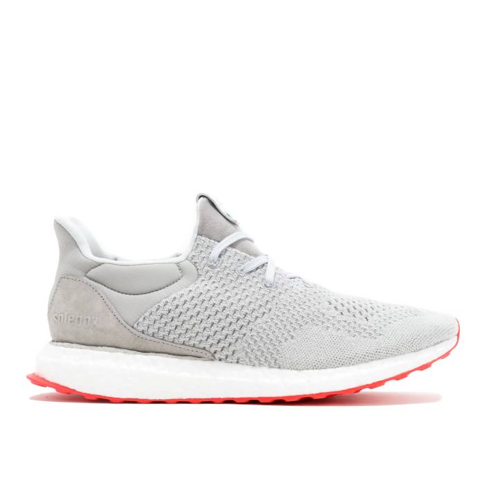アディダス Adidas 【 Solebox X Consortium Ultraboost Uncaged Men Grey/Red 】 メンズ 薄墨色 薄墨色 Red 赤・赤いこと